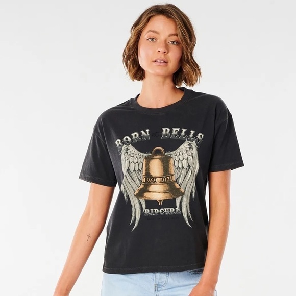 🔆RIP CURL🔆 BORN AT BELLS TEE 2021 SHORT SLEEVE - Picture 6 of 10